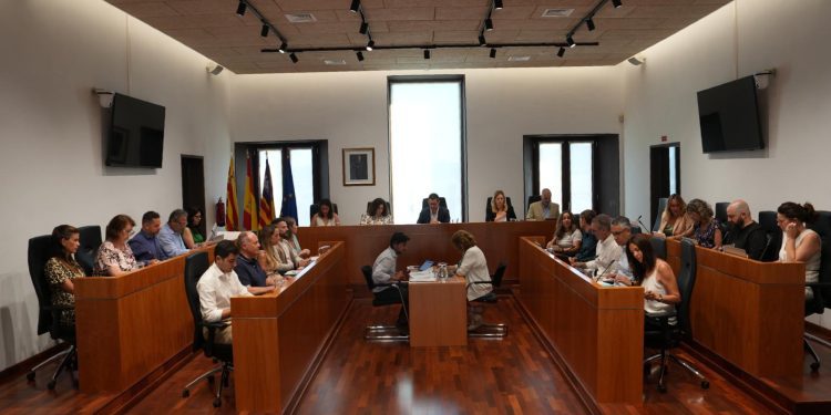 Un momento de la sesión plenaria. Foto: Ayuntamiento de Ibiza