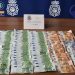 Dinero encontrado en poder de los presuntos estafadores. Imagen Policía Nacional de Ibiza