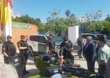 Presentación de los efectivos en Mallorca.