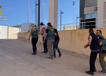 Imagen de archivo de una detención por parte de la Guardia Civil