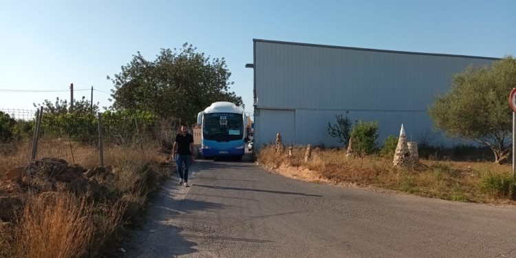 Imagen de la zona en la que va a intervenir el Ajuntament para facilitar el acceso.