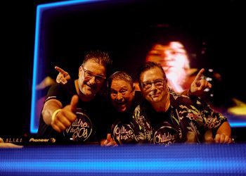 Quique Tejada, Josep Maria Castells y Toni Peret, los tres djs del Dream Team de la fiesta Children of the 80