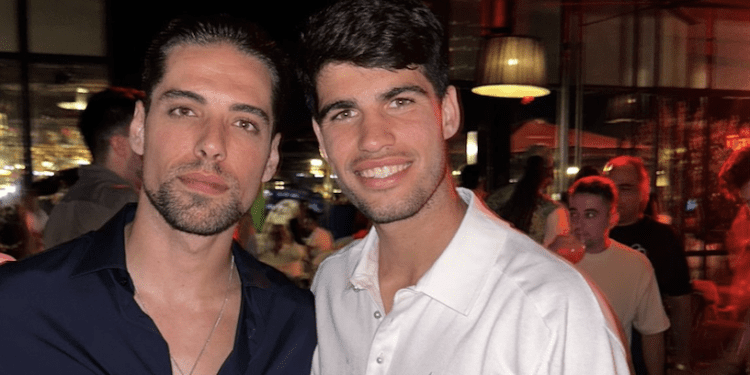 Carlos Alcaraz en Ibiza.