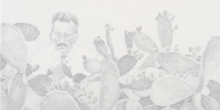 Gonzalo Elvira, La cerca de cactus, 2023. Copyright de la obra, Gonzalo Elvira, 2024. Fotografía: Dani Rovira.