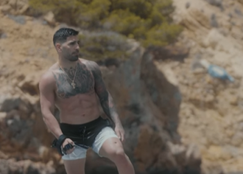 Ilia Topuria en una imagen del vídeo que ha compartido en sus redes.