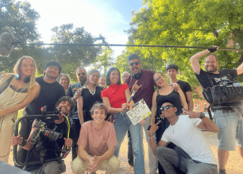 Imagen del equipo del rodaje del nuevo cortometraje.