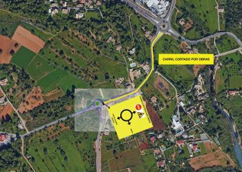 Plano informativo del desvío.