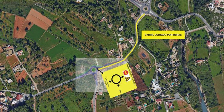 Plano informativo del desvío.