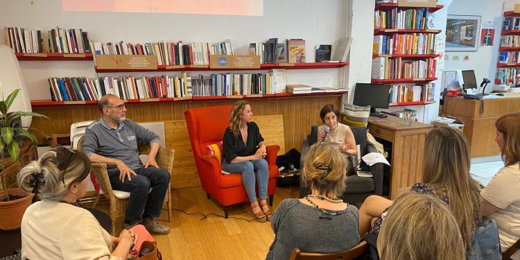 Un momento de la presentación de hoy en Barcelona.