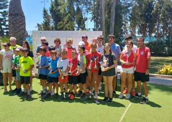 Ganadoras y ganadores de los diferentes encuentros del torneo en el Ibiza Club de Campo.