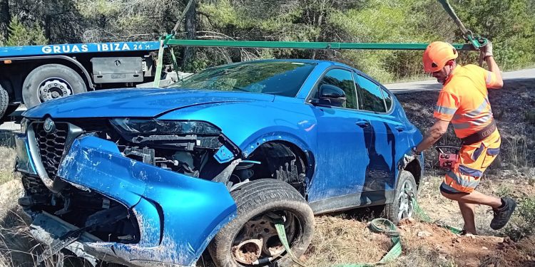 Estado en el que ha quedado el deportivo.