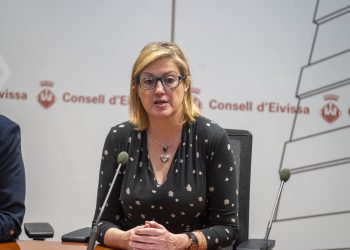 Carolina Escandell, en rueda de prensa.