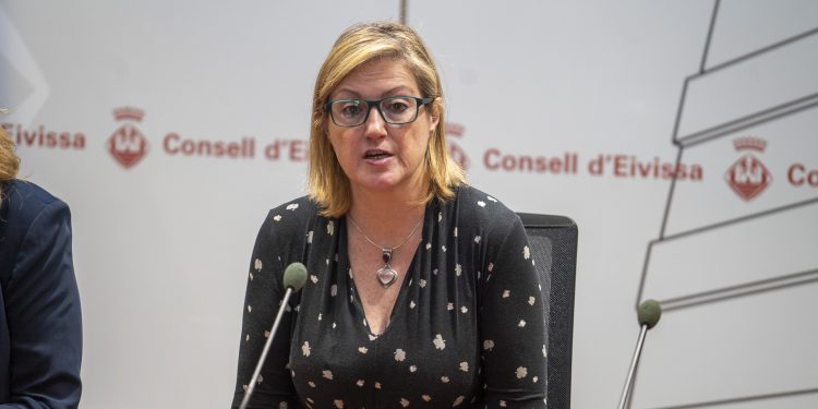 Carolina Escandell, en rueda de prensa.