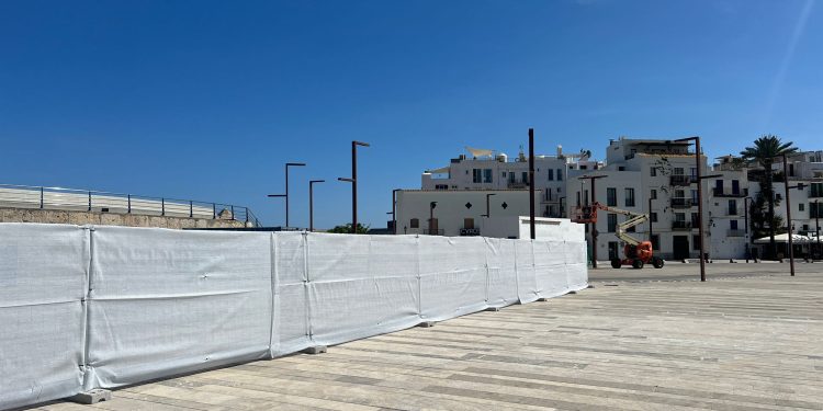 Imagen del estado de las obras. FOTO: APB