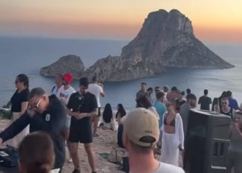 Imagen del vídeo compartido por el dj en sus redes sociales.