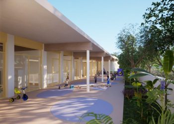 Imagen de cómo será el nuevo centro. Foto: Ayuntamiento de Santa Eulària
