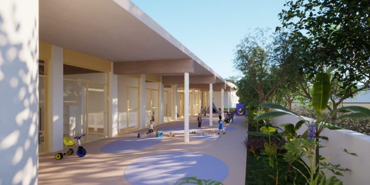 Imagen de cómo será el nuevo centro. Foto: Ayuntamiento de Santa Eulària