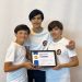 Los miembros de 'Robóticos', con su premio. Fotos: Club de Robòtica Educativa d'Eivissa