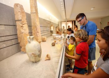 Imatge d'una visita al museu. Foto: MAEF