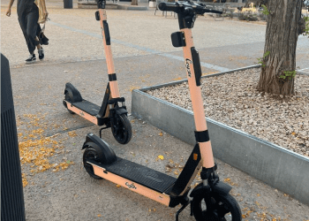 Imagen de los patinetes compartida por la Policía Local de Ibiza.