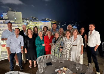 Imagen de los asistentes a la cena de ayer.