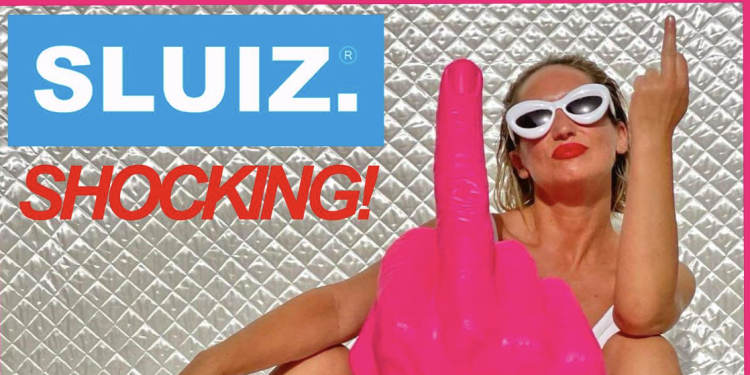 La irreverente imagen que ha empleado Sluiz para anunciar su cierre y la apertura final durante 48 horas.