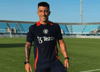 Lisandro Martínez, en las instalaciones de Can Misses.