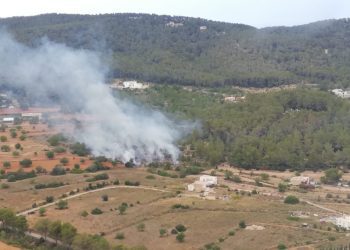 Imagen del área afectada. Foto @AgriculturaGOIB