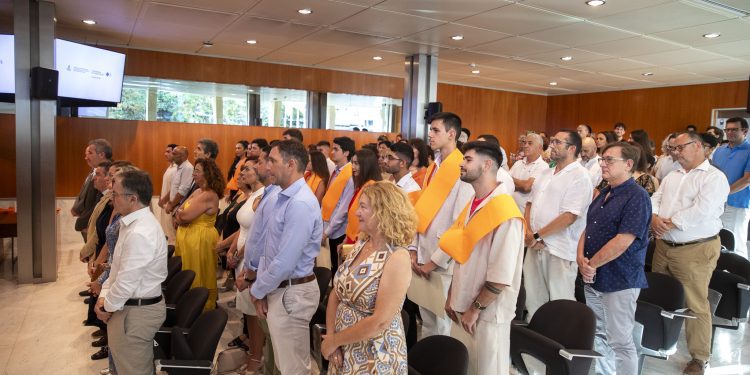 Imagen del acto celebrado ayer.