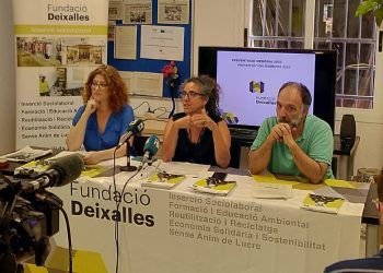Presentación de la memoria, hoy. Foto: Fundación Deixalles