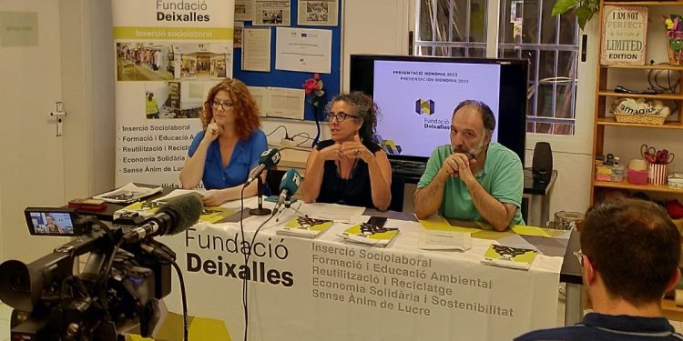 Presentación de la memoria, hoy. Foto: Fundación Deixalles