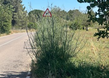 Estado de las cunetas. Fotos: Agrupación de Electores de Sant Joan