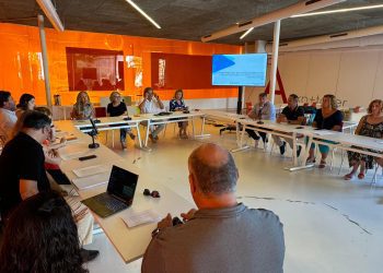 Encuentro celebrado hoy. Foto: Ayuntamiento de Santa Eulària