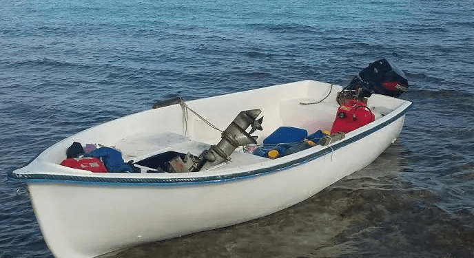 Imagen de archivo de una patera.