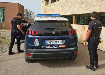 Policía Nacional en una imagen de archivo en Ibiza.