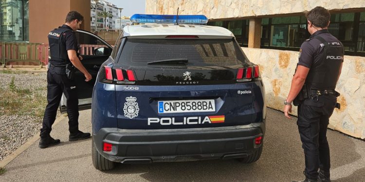 Policía Nacional en una imagen de archivo en Ibiza.