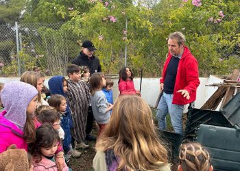 Imagen de archivo de un taller medioambiental para niños.