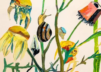 Detalle de la obra de Santi Moix en el MACE de Ibiza.