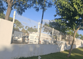 Nuevas vallas instaladas en el parque. Foto: Policía Local de Ibiza