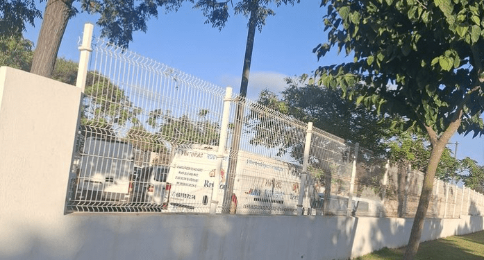 Nuevas vallas instaladas en el parque. Foto: Policía Local de Ibiza