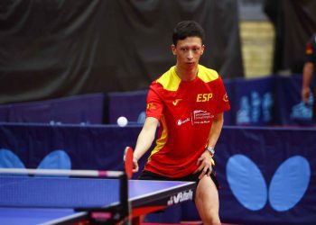Alejandro Díaz, en una imagen de la Real Federación Española de Tenis de Mesa.
