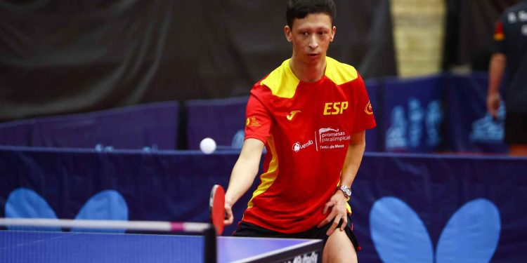 Alejandro Díaz, en una imagen de la Real Federación Española de Tenis de Mesa.
