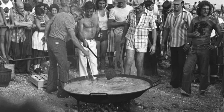 Imatge històrica de 'Sa Berenada' al canal d'en Fèlix, Puig des Molins