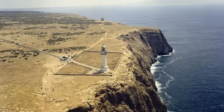 Imagen de la zona de Cap de Barbaria en Formentera