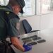 Seis de los móviles recuperados por la Guardia Civil.