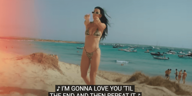 Katy Perry rodó el vídeo entre Ibiza y Formentera, donde grabaron escenas dentro de las dunas protegidas.