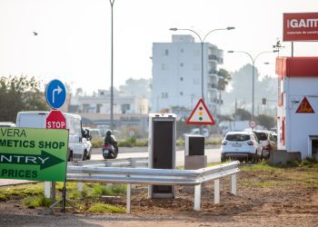 Nuevo radar en la zona de Can Guillemó, carretera de Sant Antoni