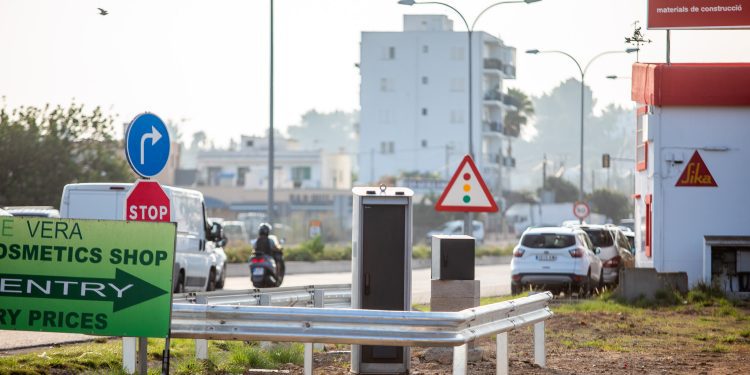 Nuevo radar en la zona de Can Guillemó, carretera de Sant Antoni