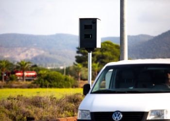 Imagen de archivo de un radar en Ibiza.