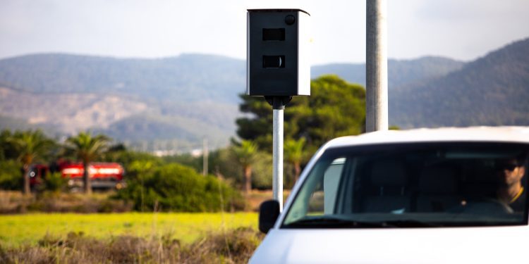 Imagen de archivo de un radar en Ibiza.